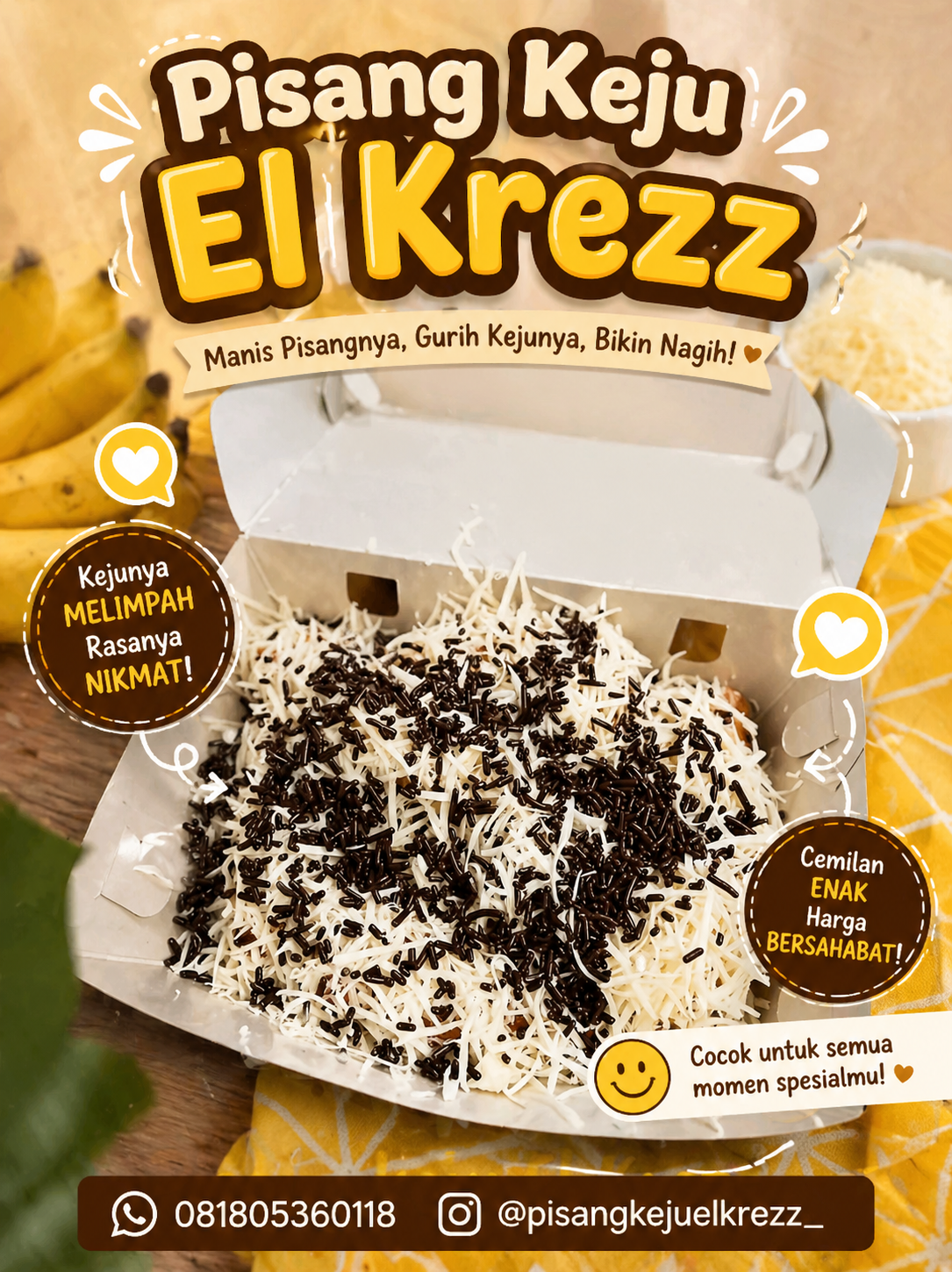 Pisang keju El krezz